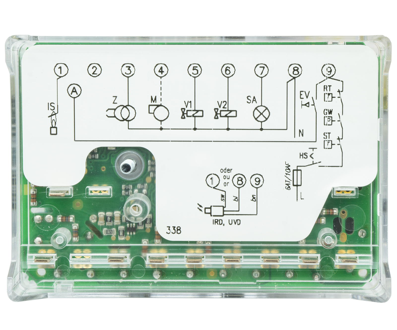 Jednostka sterująca spalaniem Honeywell Satronic DKG972-N mod.10 OEM 0432010 Resieo 3