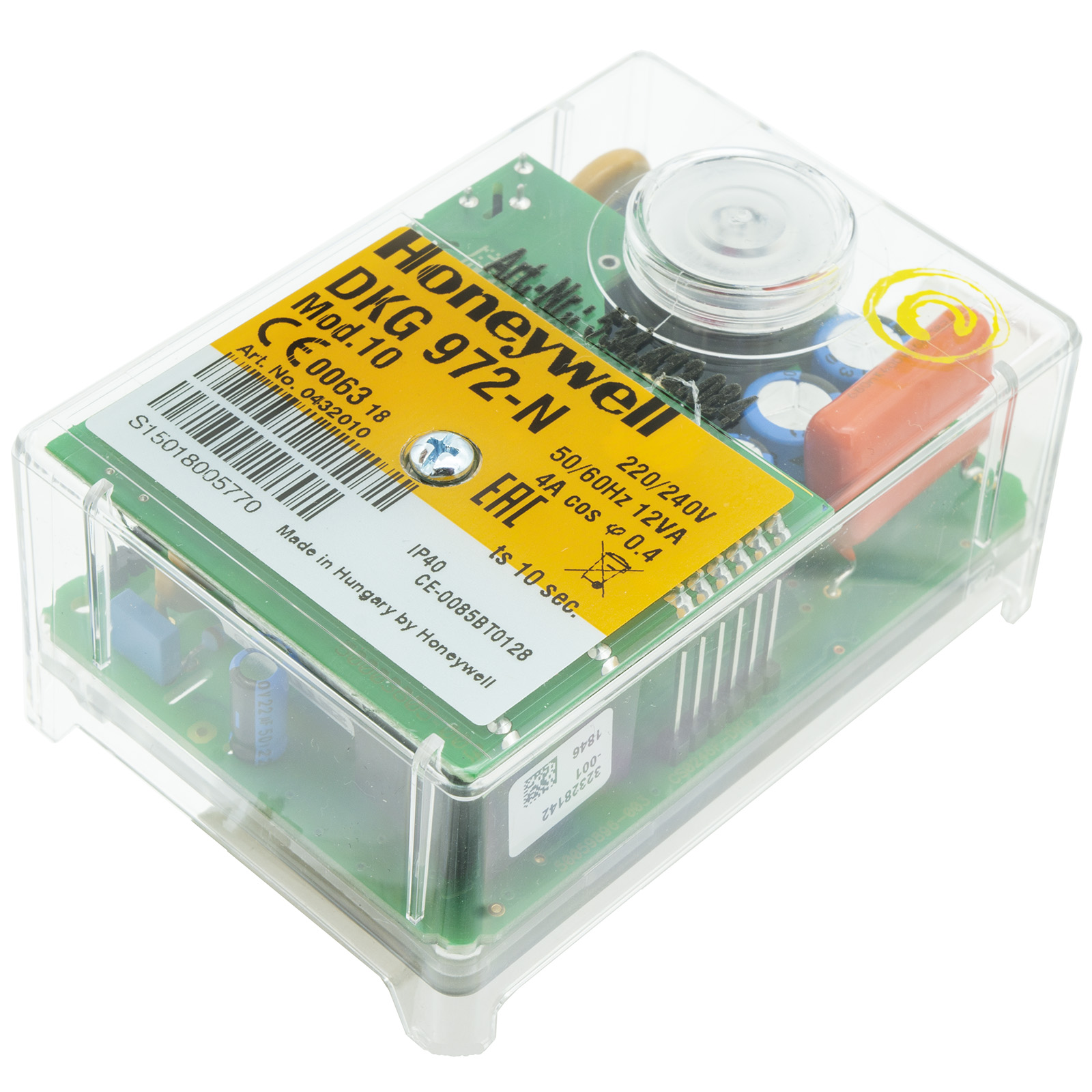 Jednostka sterująca spalaniem Honeywell Satronic DKG972-N mod.10 OEM 0432010 Resieo 4