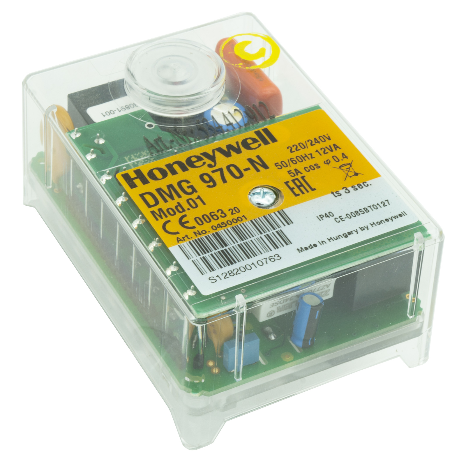 Jednostka sterująca spalaniem Honeywell Satronic DMG970-N mod.01 OEM 0450001U 2