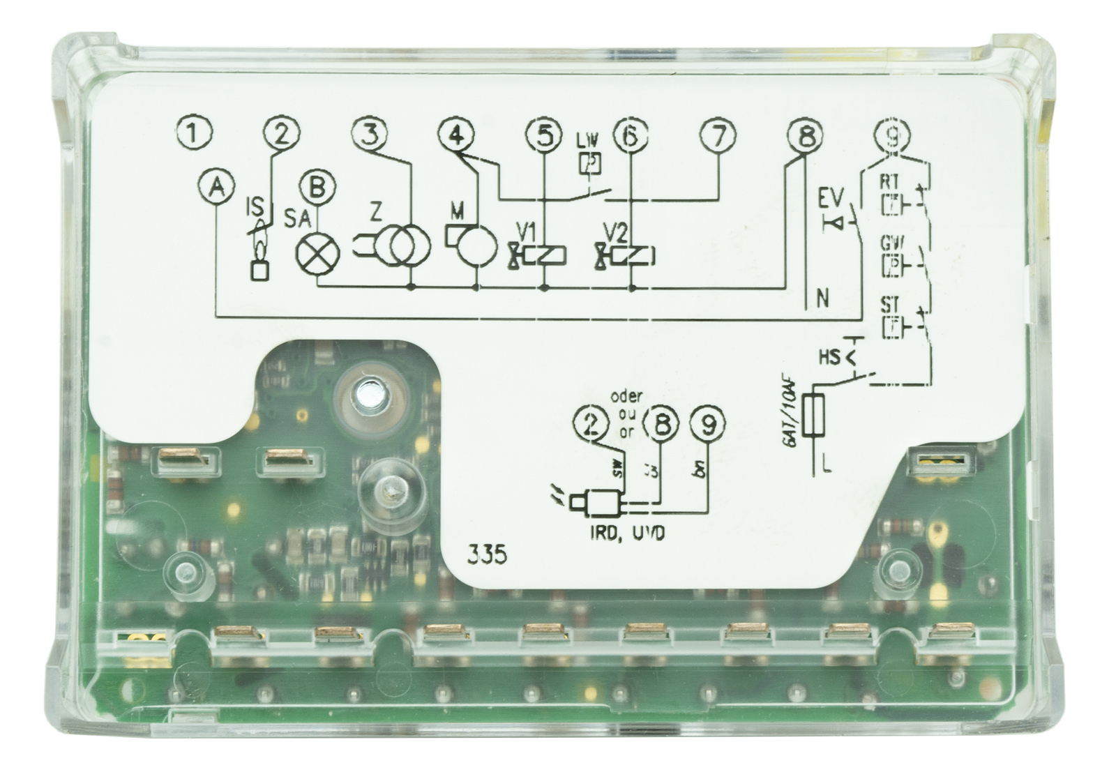 Jednostka sterująca spalaniem Honeywell Satronic DMG970-N mod.01 OEM 0450001U 3