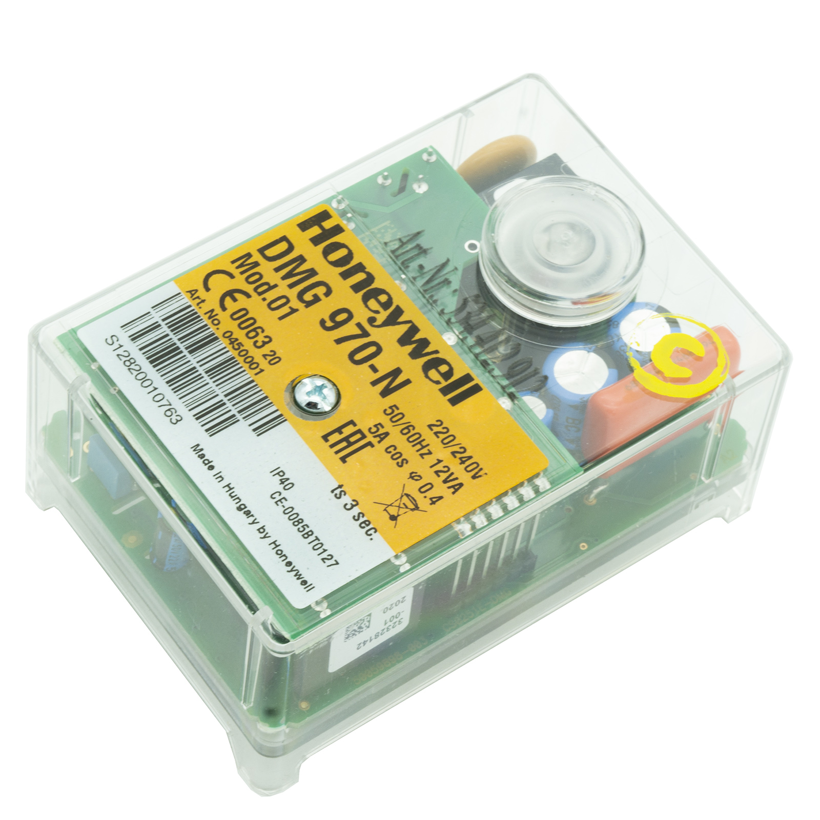 Jednostka sterująca spalaniem Honeywell Satronic DMG970-N mod.01 OEM 0450001U 4
