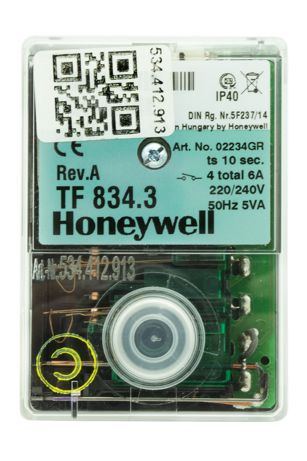 Kontroler Honeywell Satronic TF834.3 OEM 02234GR 3