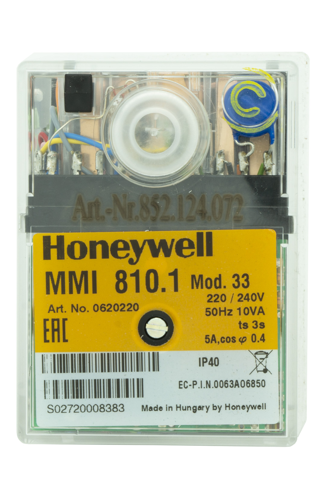 Jednostka sterująca spalaniem Honeywell Satronic MMI810.1 mod.33 0620220U 37-90-10811 3