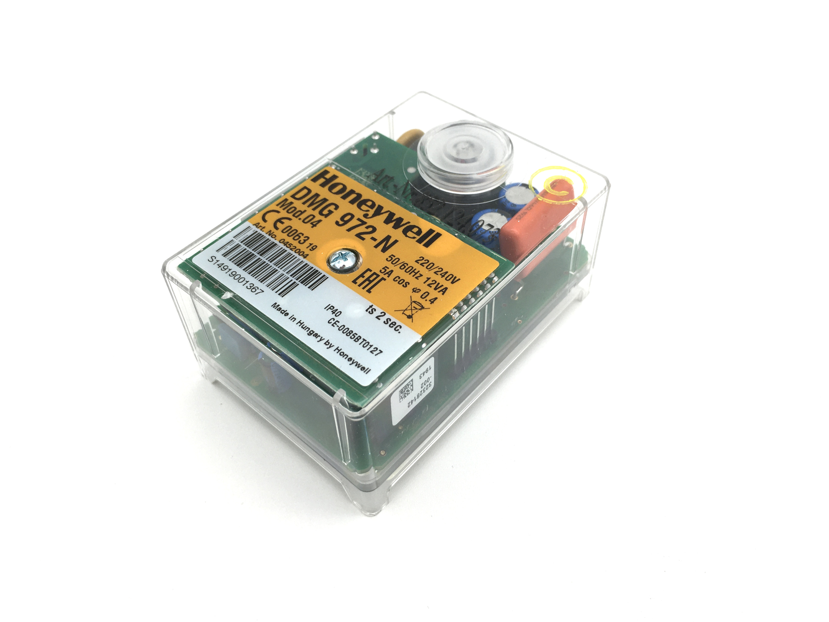 Jednostka kontroli spalania Honeywell Satronic DMG972-N mod.04 0452004U 4