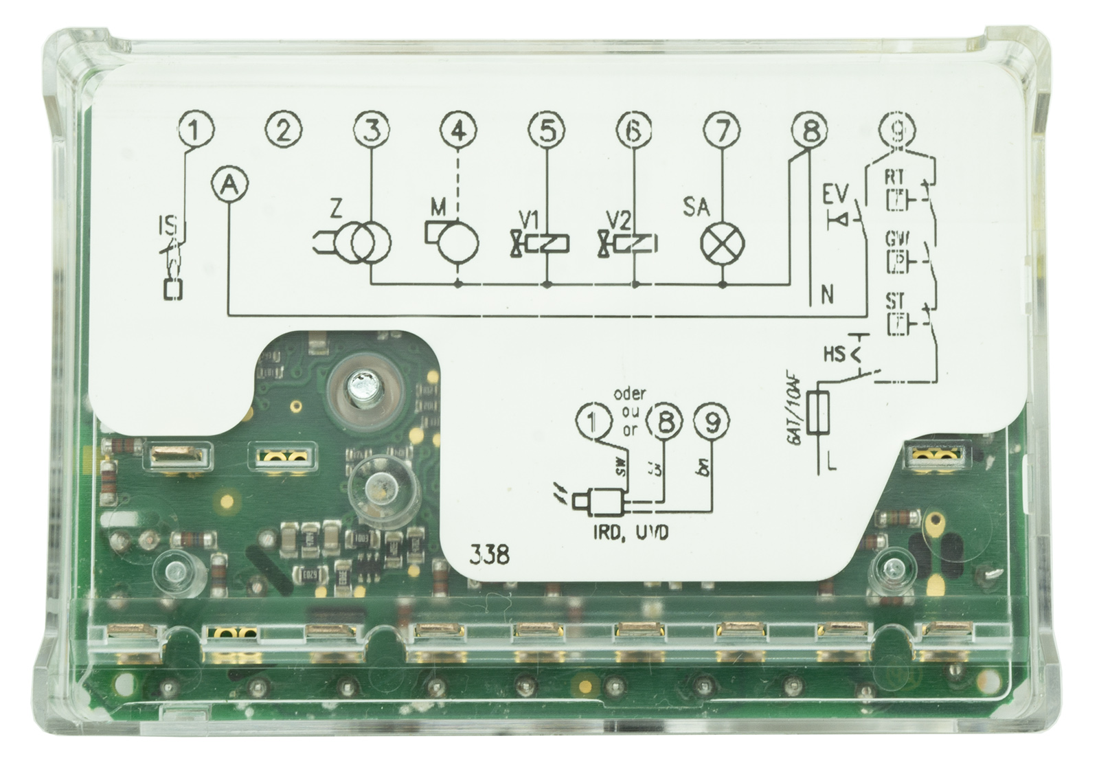 Jednostka sterująca spalaniem Honeywell Satronic DKG972N mod.28 0432028U 3