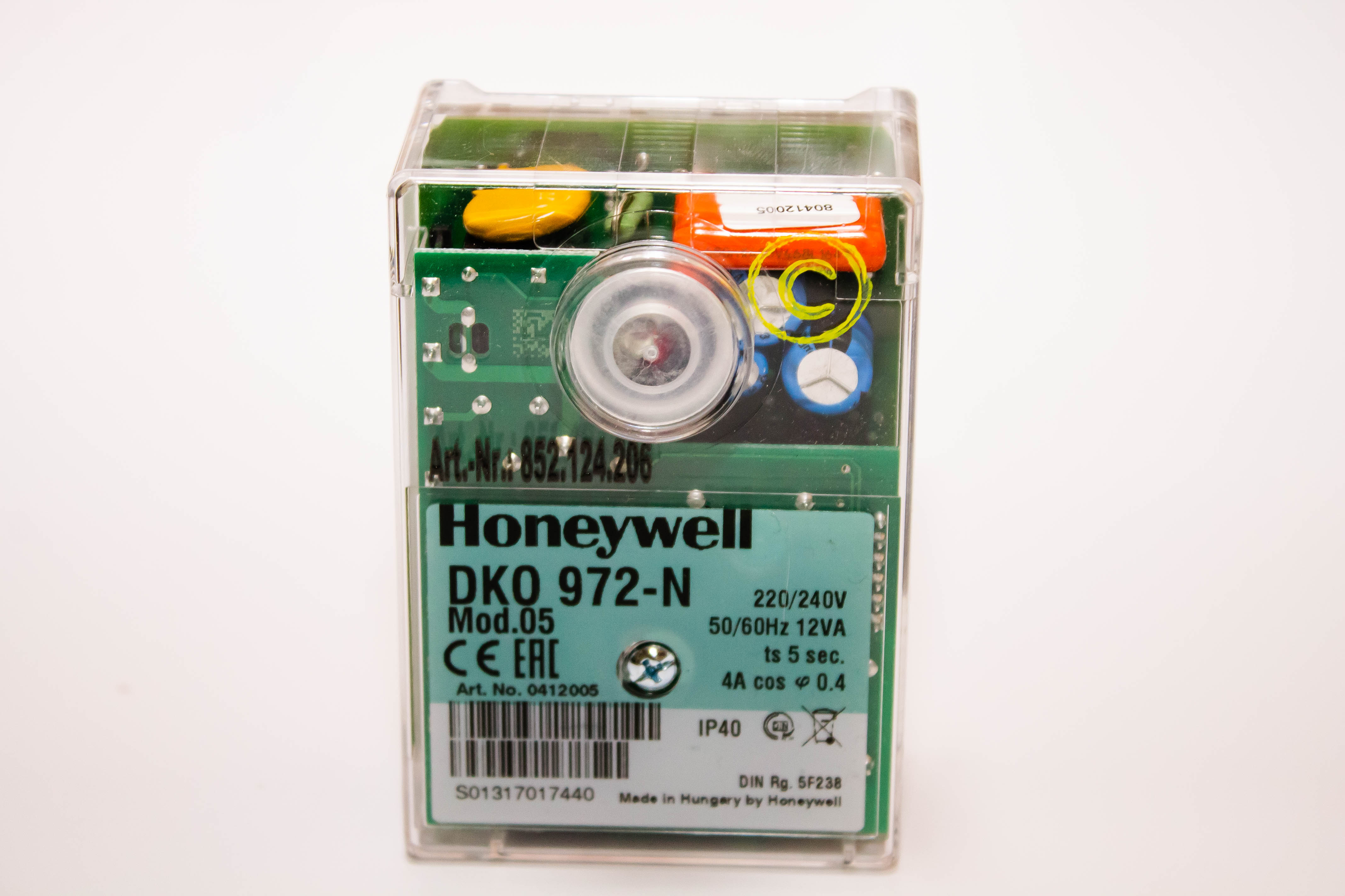 Jednostka sterująca spalaniem Honeywell Satronic DKO972-N mod.05 0412005 3