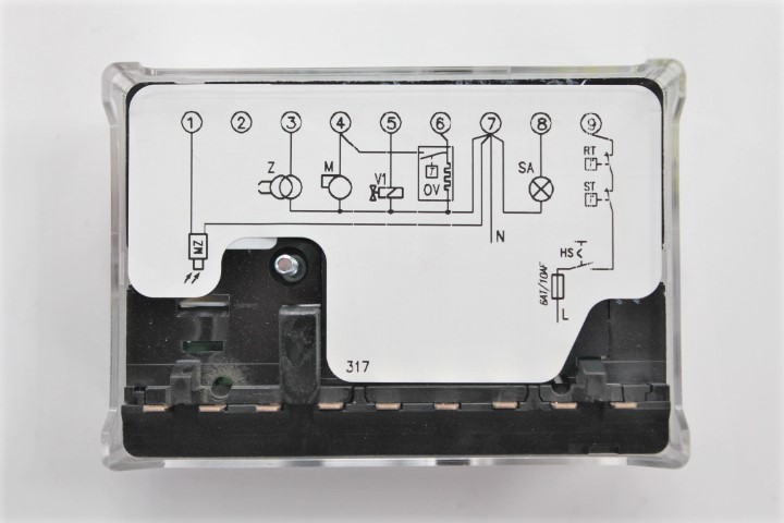 Jednostka kontroli spalania Honeywell Satronic TF974 02524 4110.968 5