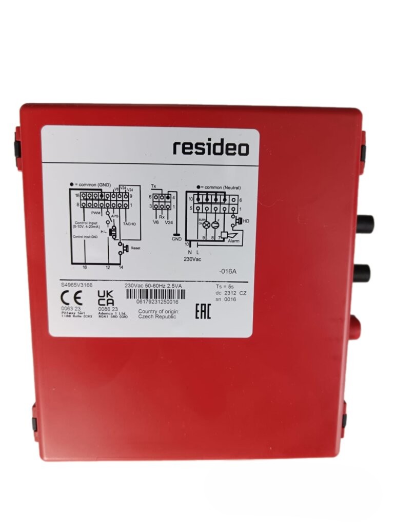 Honeywell (Resideo) S 4965 V 3166 automatic control, Ts 5s lifestyle