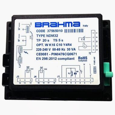 Automatyczna kontrola palnika Brahma NDM 32, Tw 20s, Ts 5s lifestyle